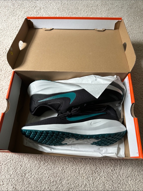 Nike Other - Nike Black and Teal Men's Running Shoes Revolution 7 NWT
